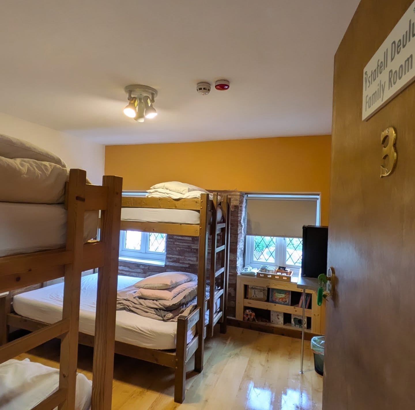 Family Room set up at The Star Bunkhouse Bwlch, Set centrally in teh Brecon Beacons