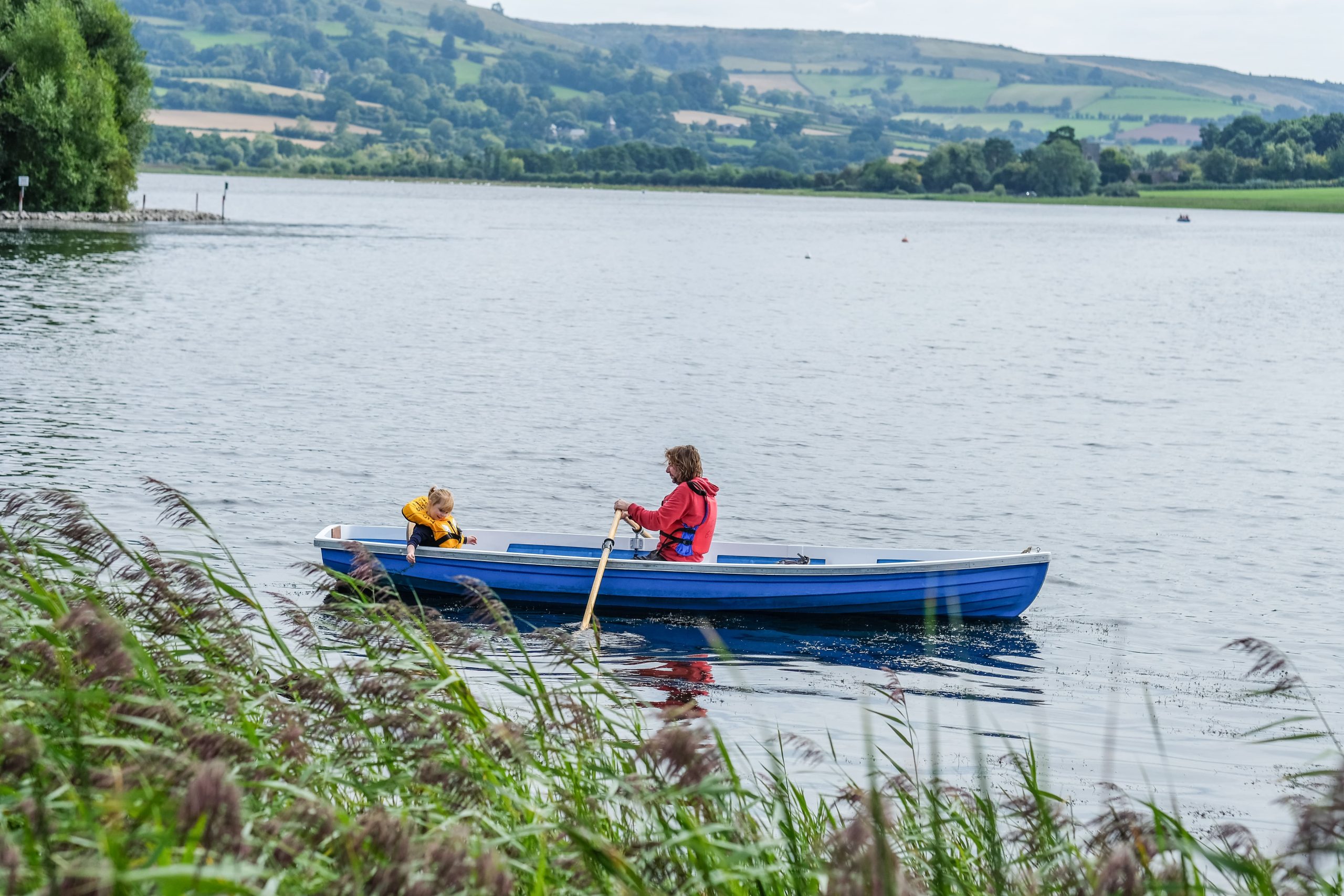 boating on llangorse lake Llangorse lake boat hire Lakeside Camping and Caravanning