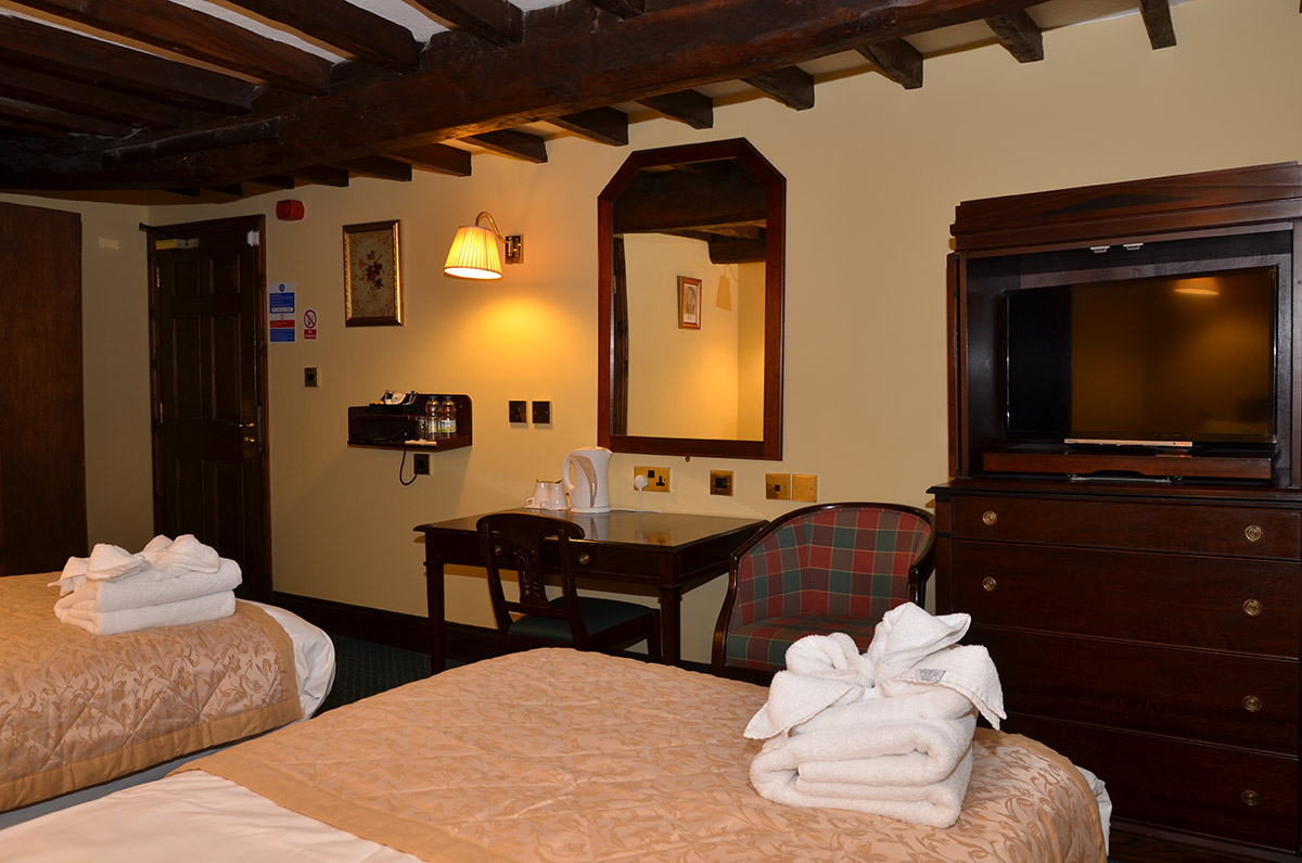 a double room in the Kings Head Hotel
