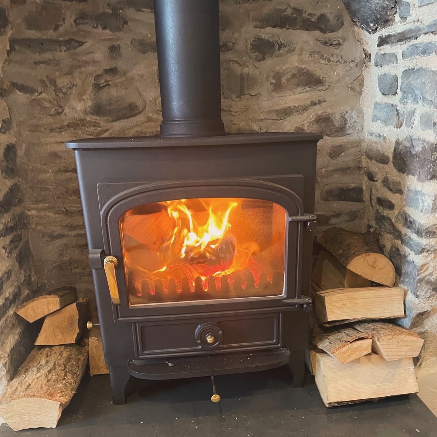 Y Castell Log Burner