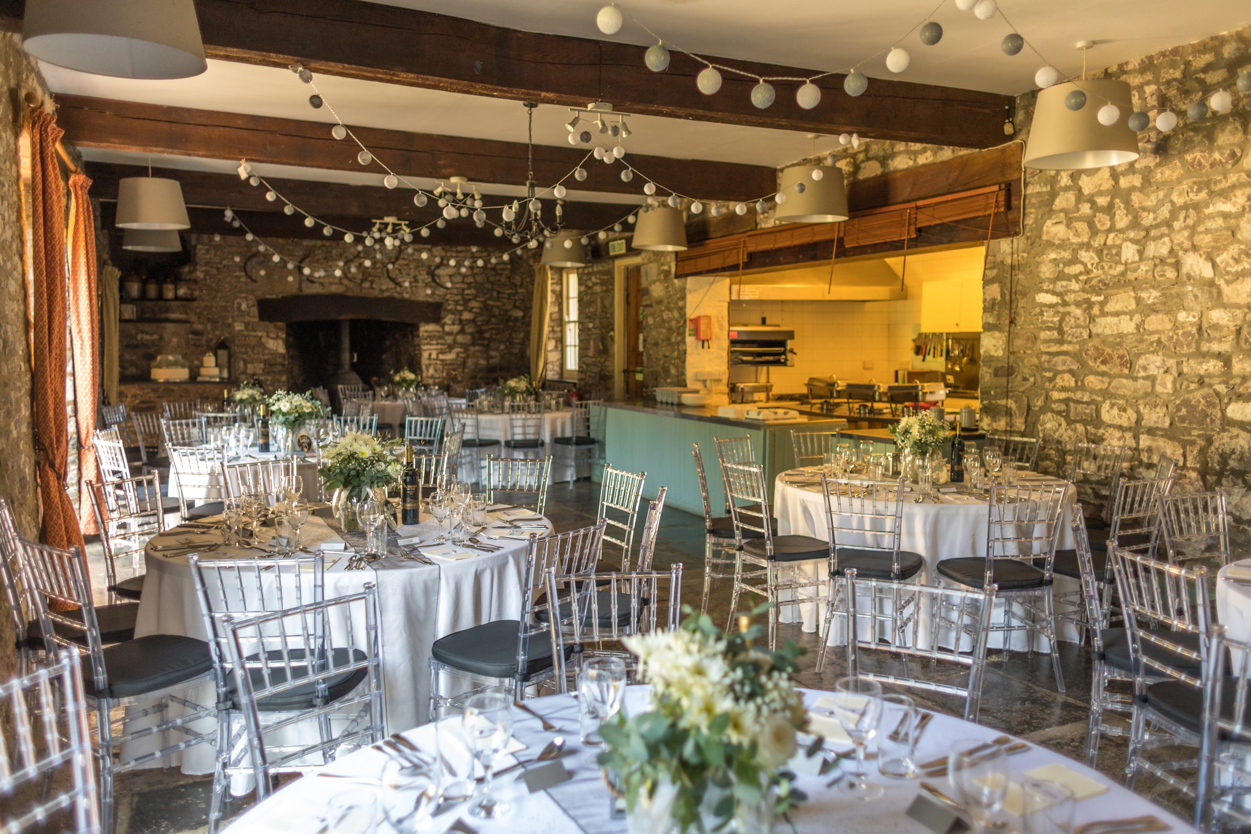 table dressed for a wedding