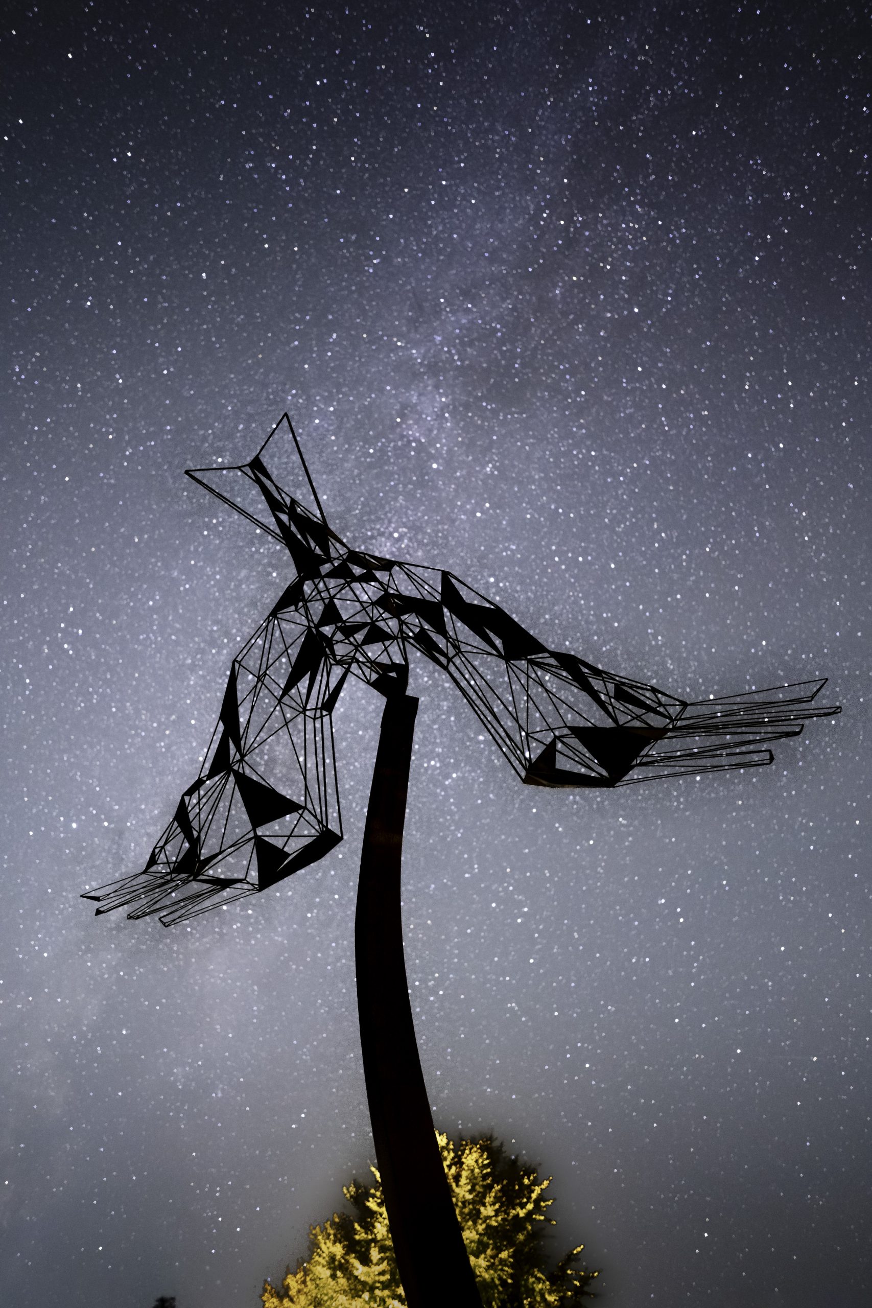 Night sky photography session in Wales