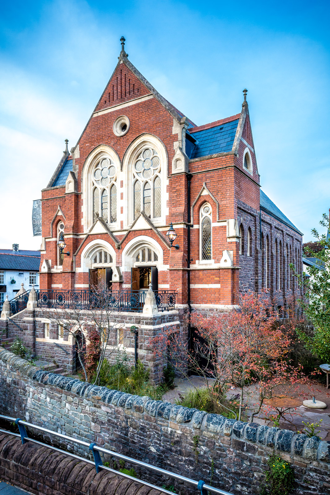 Exterior of The Kitchen at the Chapel in Abergavenny