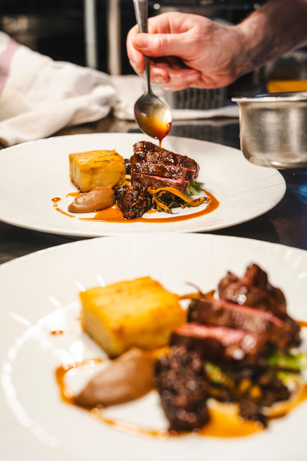 Fine dining at The Walnut Tree in Monmouthshire