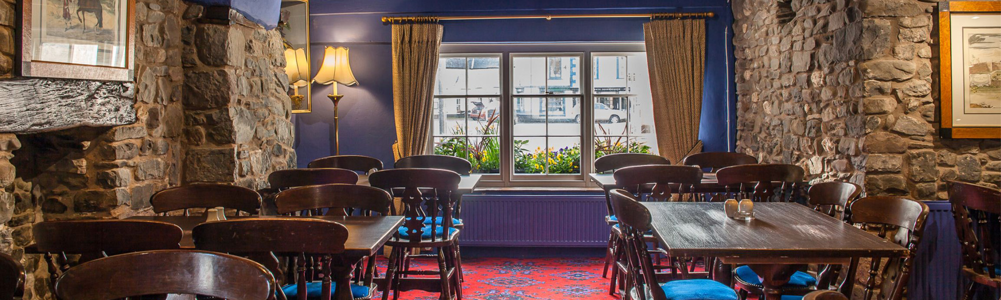Dining room at The King’s Head in Llandovery